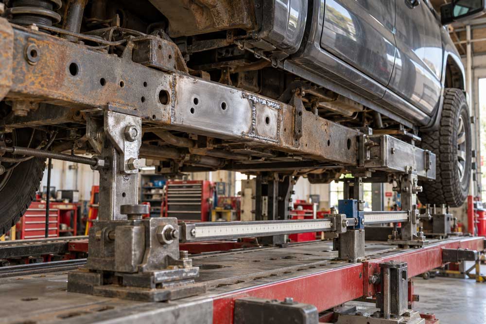 Pickup truck chassis and frame repair in Davenport, IA